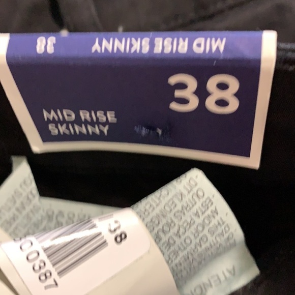 NWT. Zara Black Cotton Trousers. Size 6. - Picture 9 of 11